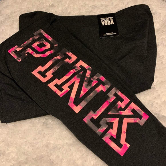 💖VS Pink Pink Tie Dye Leggings - Picture 2 of 7